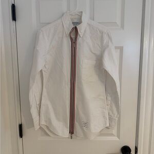 Thom Browne zip front shirt